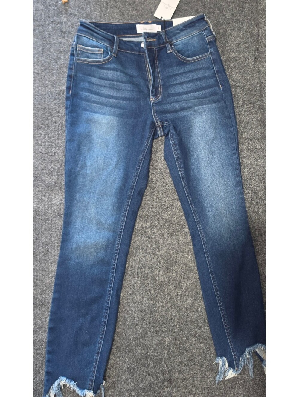 Jelly Jeans distressed shark bite hem skinny jeans size 3 NWT